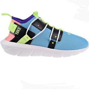 Nike Blue and Black Sneakers with Yellow Accents